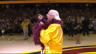 Watch "Nature Boy" Ric Flair Attempt To Pump Up The Cleveland Crowd